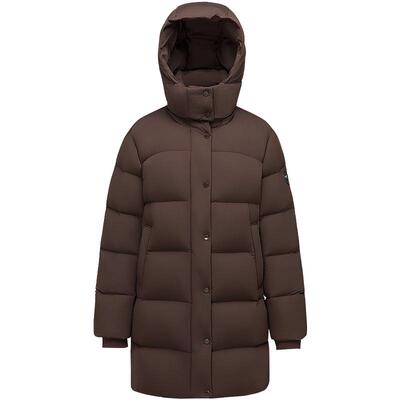 波司登2025新款冬季羽绒服女士中长款保暖亲肤抗皱舒适生活2.0