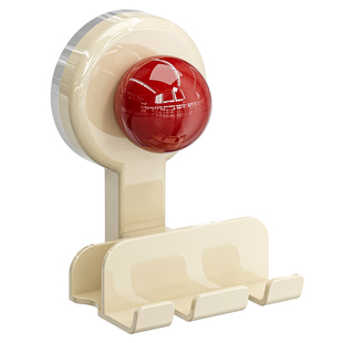 吸盘插头固定器壁挂免打孔收纳神器防松动厨房电器电源线插座挂钩