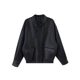酷女孩腔调机车皮衣夹克外套女2026春秋新款美式黑色复古上衣外套