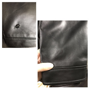 皮衣修复磨损翻新破洞修补无痕划伤维修补色护理保养清洗修理破口