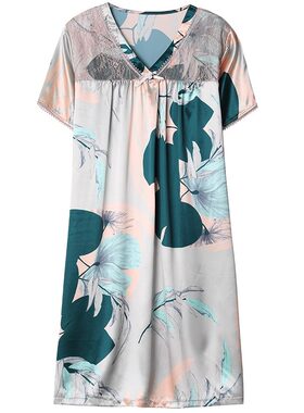 浪莎冰丝睡衣睡裙夏季凉感家居服