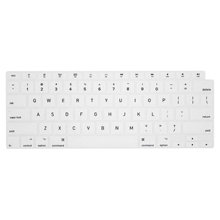 簡約奶油白键盘膜macair13保护膜macpro13 2025款macpro/M1 13寸