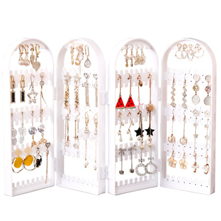 耳环挂件收纳挂架耳钉首饰置物架珠宝店饰品收纳盒耳夹项链展示架