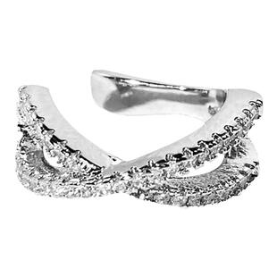 闪到失焦!yyds高级感轻奢满钻耳骨夹女无耳洞耳夹冷淡风耳环耳饰