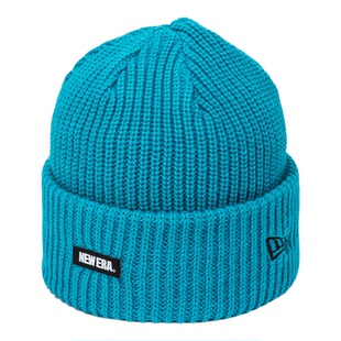 韩国代购NEWERA纽亦华2025冬季男女滑雪保暖防寒大罗纹针织冷帽蓝