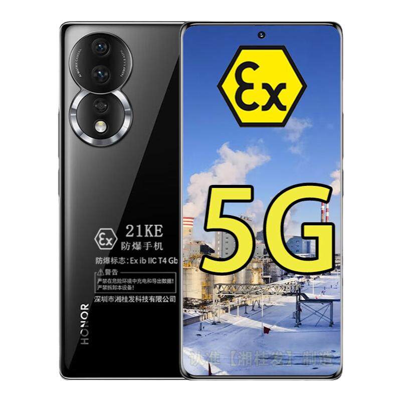 【顺丰速发】新款HONOR/荣耀80防爆化工厂防爆 工厂5G全网通pro加油站T4然气本安NFC制药厂煤矿拍照手机