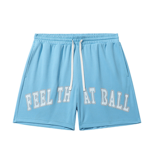 有志者UZIS 美式篮球运动短裤男夏季跑步球裤网眼透气四分裤[先制