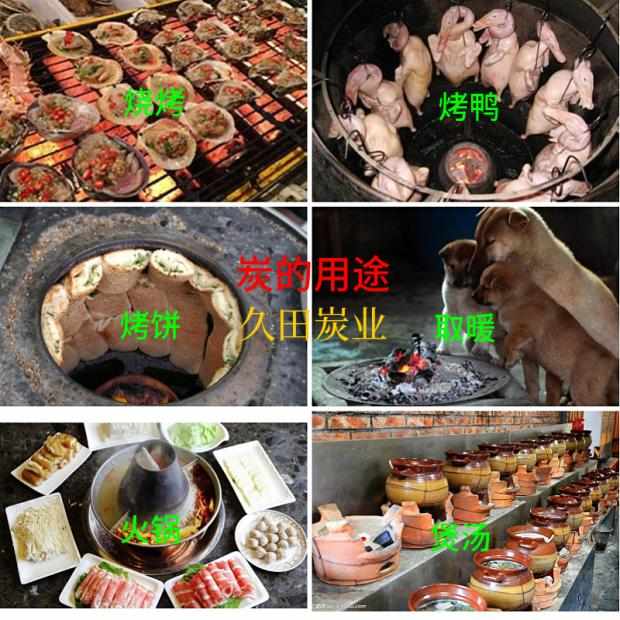 木炭竹炭户外木炭烤炉果木碳烧烤碳烧烤炭家用碳无烟室内取暖木碳