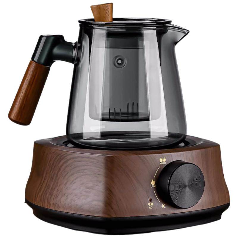 玻璃煮茶壶2025新款煮茶器茶壶办公室泡茶烧水壶小型电陶炉养生壶