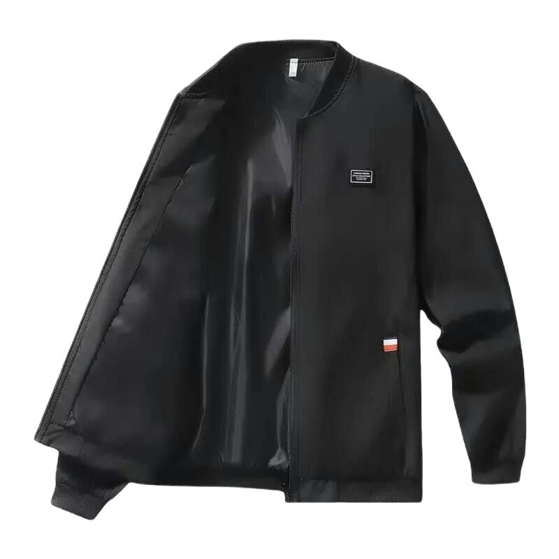 春秋季新款夹克百搭休闲时尚立领棒球服潮流帅气男装夹克青年上衣