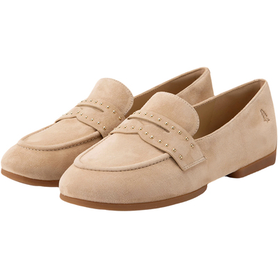 暇步士真皮休闲乐福鞋一脚蹬单鞋