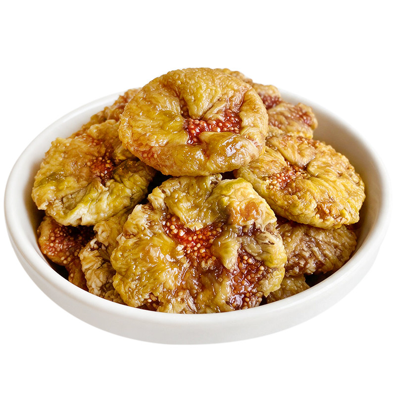 青皮无花果干饼官方旗舰店去皮即食山东威海特产零食伴手礼煲汤