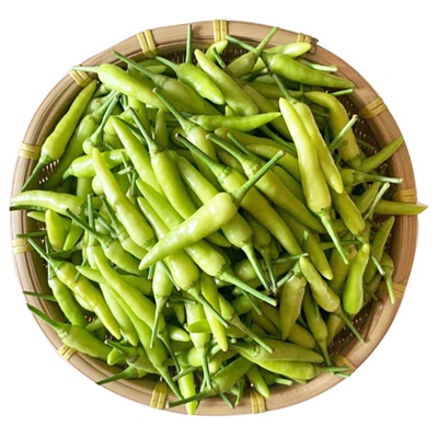 云南新鲜白小米辣椒白米椒野山椒