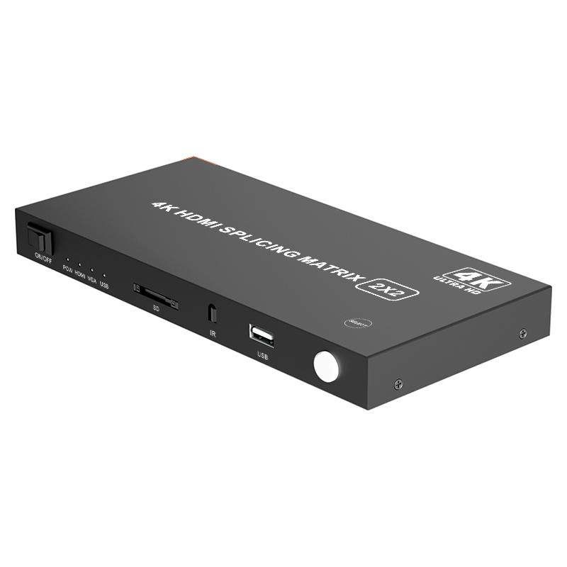 HDMI视频画面拼接屏处理器1进9出