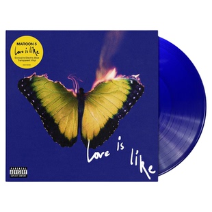 正版 魔力红乐团 Maroon 5 Love Is Like 蓝胶 彩胶 LP黑胶唱片