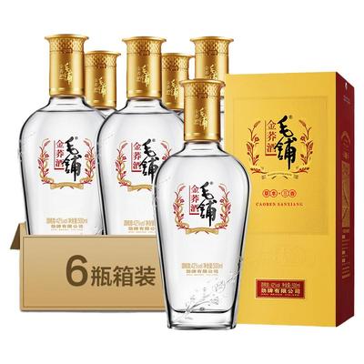 毛铺42度500ml6瓶箱装苦荞酒