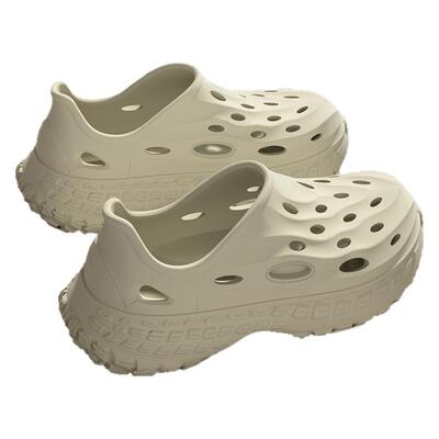 厚底洞洞鞋防滑外穿软底