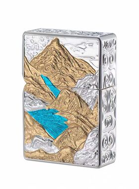 佐罗金山银山重盔甲煤油打火机