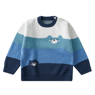 男童毛衣2025新款秋冬纯棉加厚