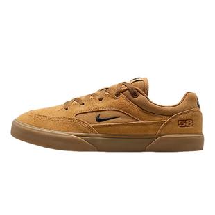 NIKE耐克男鞋SB MALOR小麦色陆冲滑板鞋休闲复古薄底鞋HF3066-701