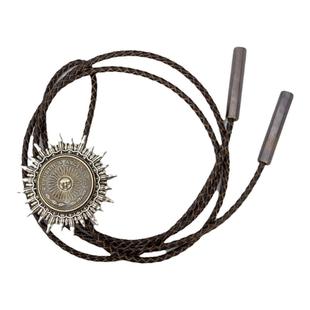 复古暗黑波洛领带正装西部中古领结绳休闲高级感项链原创BOLO TIE