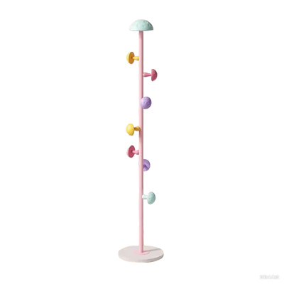 多巴胺蘑菇衣架落地挂衣架