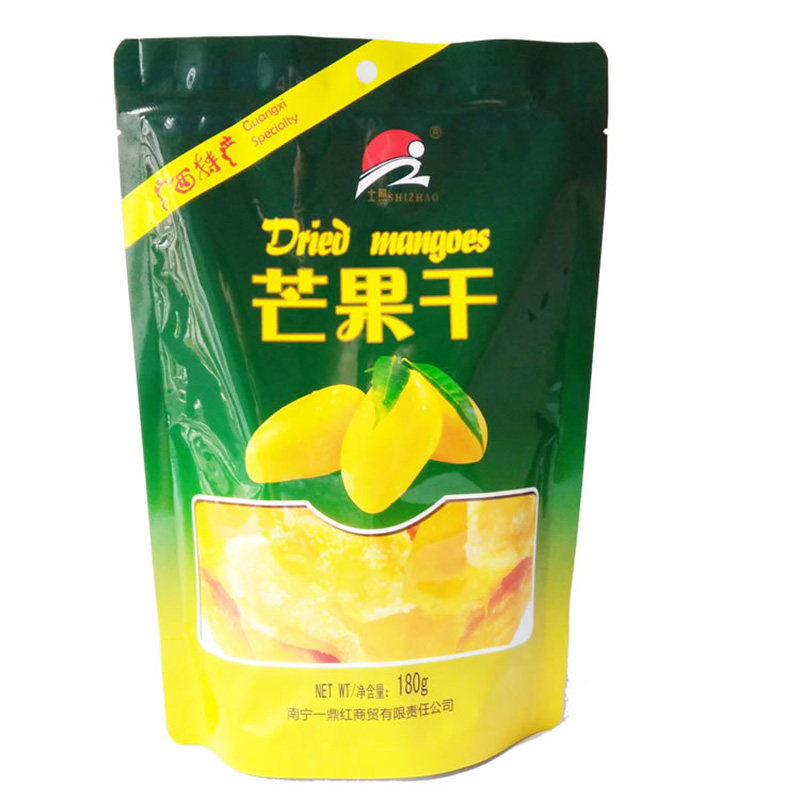 广西南宁特产士照桂七芒果干180克大包装果干零食果脯独立小包装