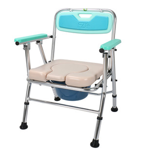 富士康老人折叠坐便椅移动马桶多功能加固防滑座便器两用洗澡椅