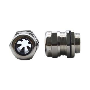 金属屏蔽电缆密封接头EMC-FT铜镀镍防爆接地防电磁干扰锁头格兰头