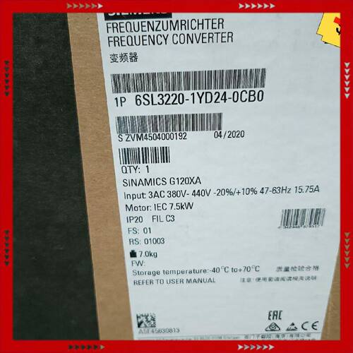 【问价】6SL3220-1YD24-0CB0G120XA变频器
