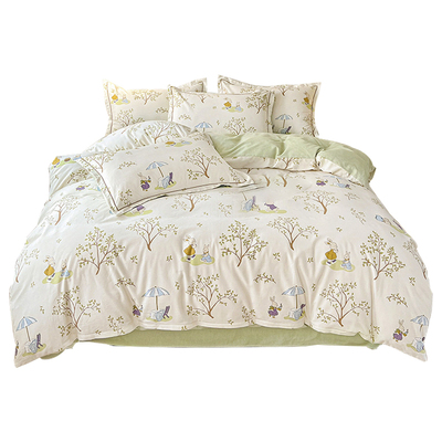 ⭐A类加厚100%全棉磨毛被套单件