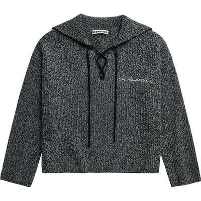 NO DIRECTION+海军领长袖针织衫N610130657A21