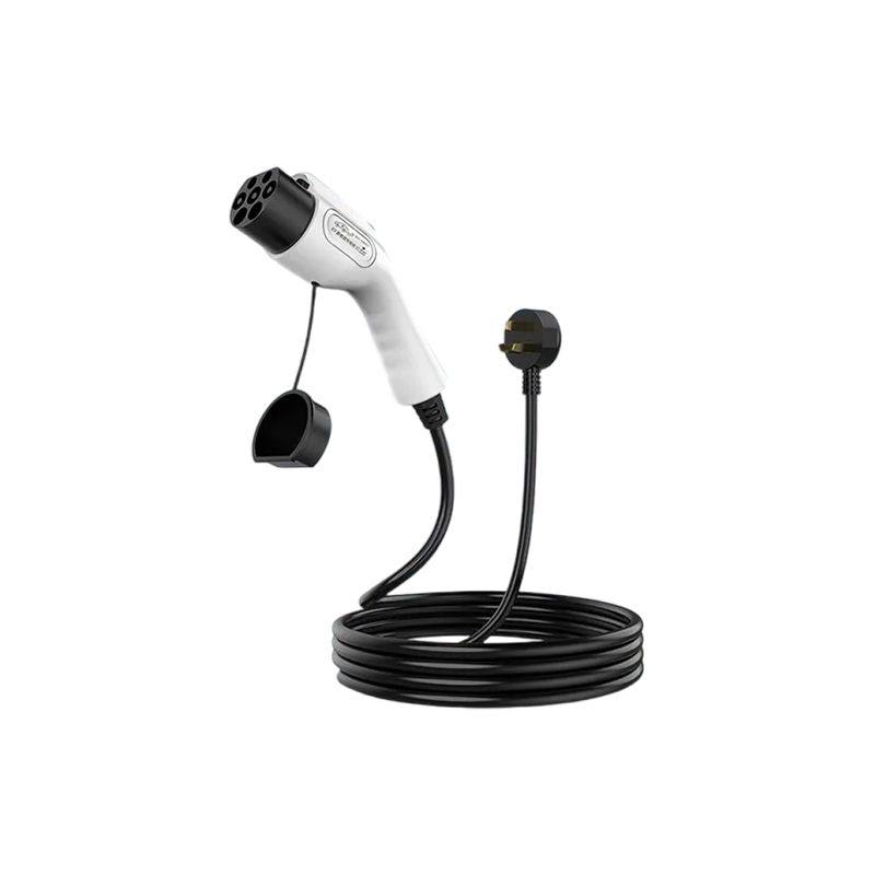 新能源汽车家用电车便携式随车7千瓦充电枪特斯拉比亚迪mini通用