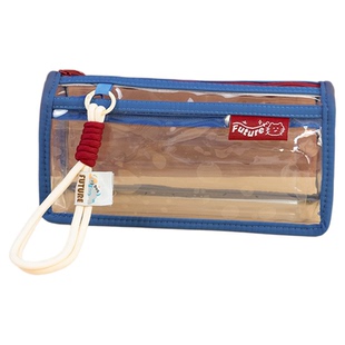 晨语笔袋2025新款男生高颜值女孩铅笔袋女生文具盒透明pvc笔袋可手提小众不撞款简约透明铅笔袋ins风透明笔袋