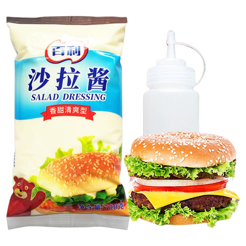 700g百利香甜清爽型水果沙拉酱
