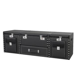 汽车后备箱收纳箱车载储物整理箱适用奔驰宝马奥迪密码保温箱组合