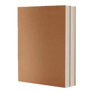 复古牛皮笔记本加厚简约本子A5空白本中学生横线记事日记本日志本