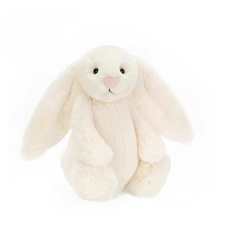 【现货】英国jELLYCAT害羞乳白色经典害羞邦尼兔毛绒安抚玩具公仔