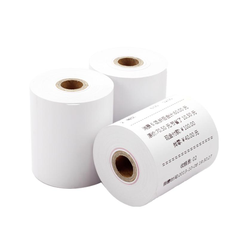 收银58mm80mm热敏收银纸餐饮超市小票据机纸57x50热敏纸57*50小票纸收款纸厨房小卷57*50 80*50外卖