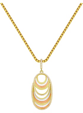 JAY线条艺术感宴会项链商务礼物