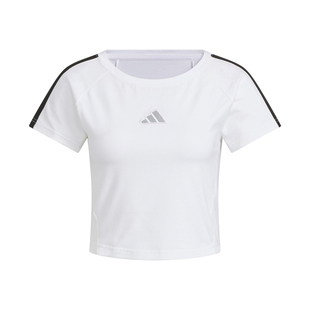 【自营】Adidas/阿迪达斯显腰线运动休闲短袖T恤KB7752修身