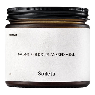 Soileta有机认证纯天然亚麻籽粉