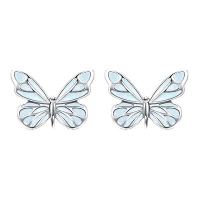 Fanci范琦蝴蝶耳钉生日礼物发光