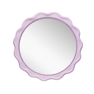 北欧风卧室梳妆台化妆镜高级不规则艺术装饰镜轻奢ins智能浴室镜