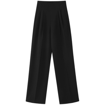 拖地西装裤高腰西装裤郭九九