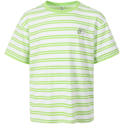 本来BENLAI男童凉感撞色条纹T恤运动短袖上衣2026夏新款BTT460011