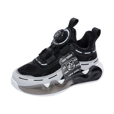 ABCSHIELD男童二棉鞋皮面加绒