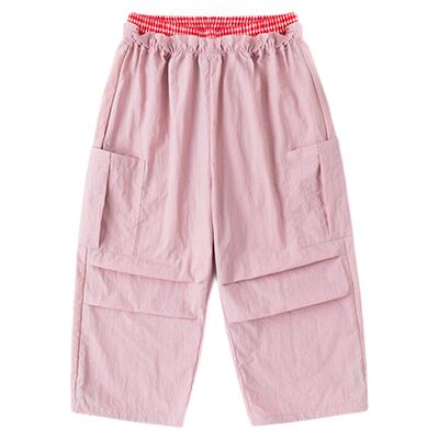 嘟嘟家女童裤子春装休闲儿童工装