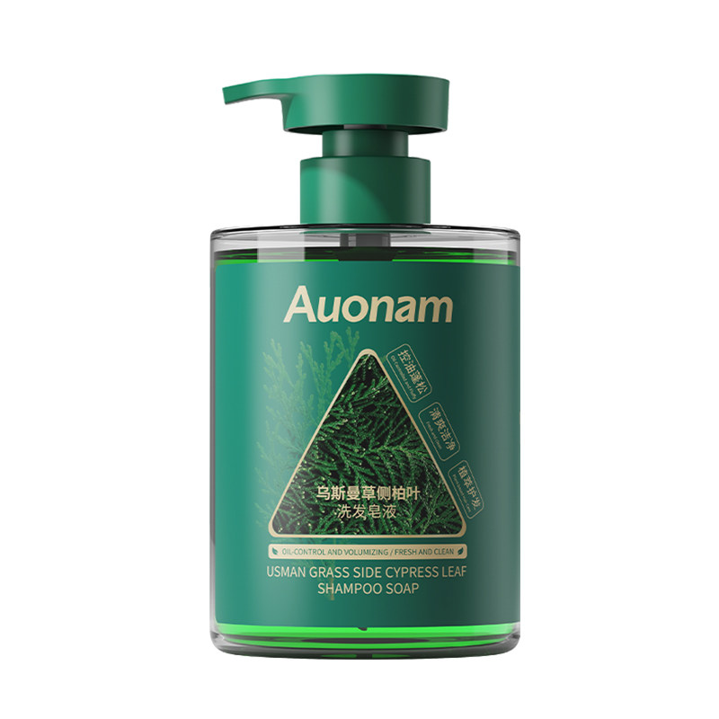 Auonam澳楠乌斯蔓草侧柏叶洗发皂液天然植物古方草本温和清洁轻盈