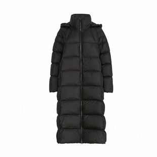 AUM奥姆专柜正品2025冬 鹅绒 阔型连帽长款羽绒服M1FZ4916Y 5680